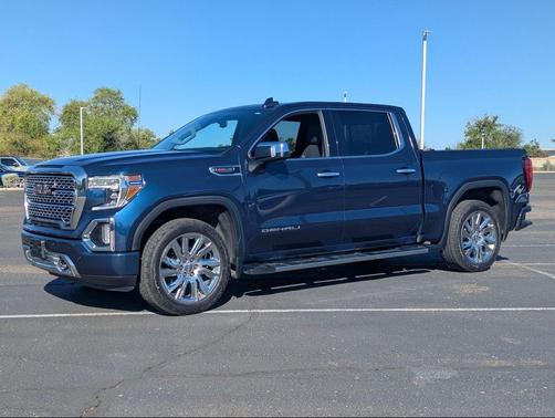 Pacific Blue Metallic 2021 GMC Sierra 1500 Denali