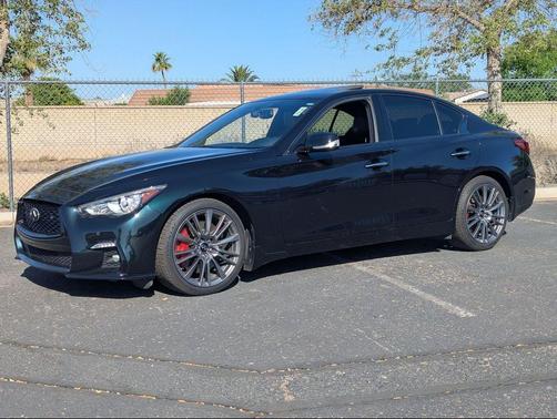 Black Opal Metallic 2023 INFINITI Q50 3.0t RED SPORT 400