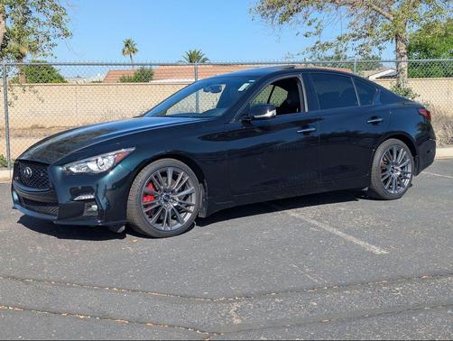 Black Opal Metallic 2023 INFINITI Q50 3.0t RED SPORT 400
