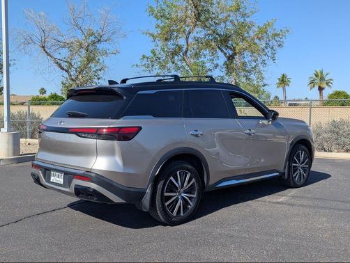 Warm Titanium/Black Obsidian 2022 INFINITI QX60 AUTOGRAPH