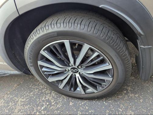 Warm Titanium/Black Obsidian 2022 INFINITI QX60 AUTOGRAPH