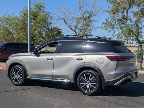 Warm Titanium/Black Obsidian 2022 INFINITI QX60 AUTOGRAPH