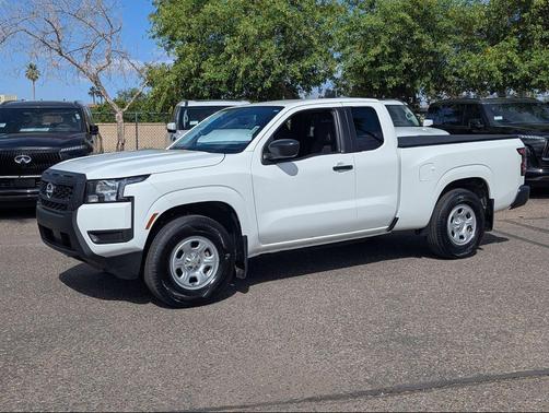 Glacier White 2025 Nissan Frontier S