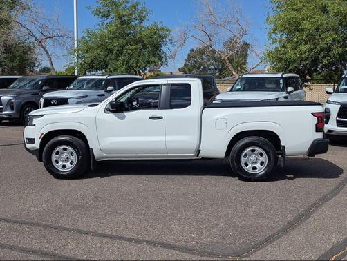 Glacier White 2025 Nissan Frontier S