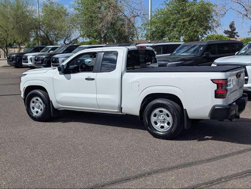 Glacier White 2025 Nissan Frontier S