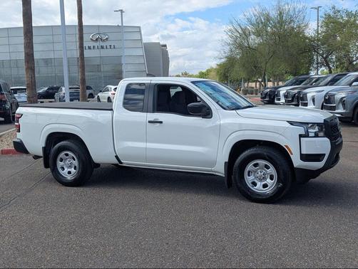 Glacier White 2025 Nissan Frontier S