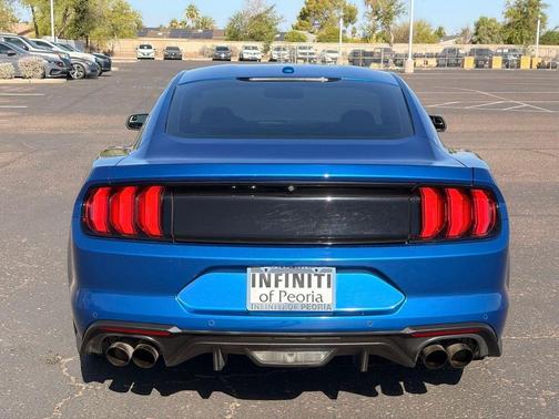 Blue 2018 Ford Mustang GT
