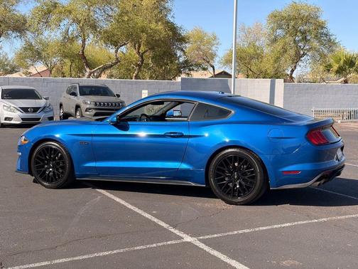 Blue 2018 Ford Mustang GT