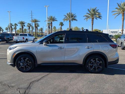Warm Titanium/Black Obsidian 2026 INFINITI QX60 AUTOGRAPH