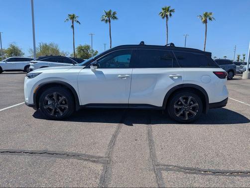 Radiant White/Black Obsidian 2027 INFINITI QX60 AUTOGRAPH