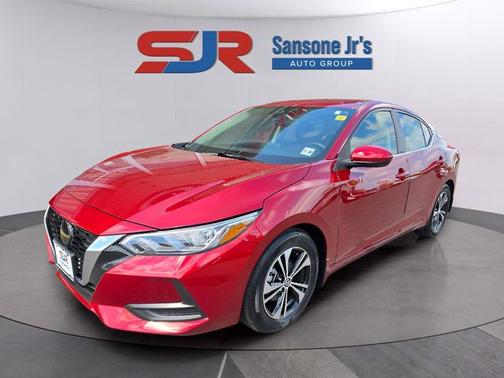 Scarlet Ember 2023 Nissan Sentra SV