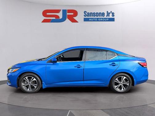Electric Blue Metallic 2021 Nissan Sentra SV