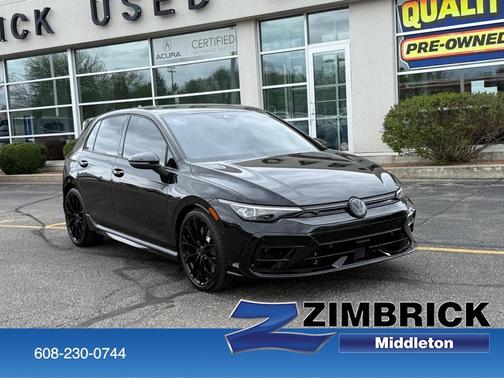 Mythos Black Metallic 2025 Volkswagen Golf R 2.0T Black Edition