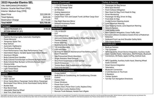 2023 Hyundai ELANTRA SEL