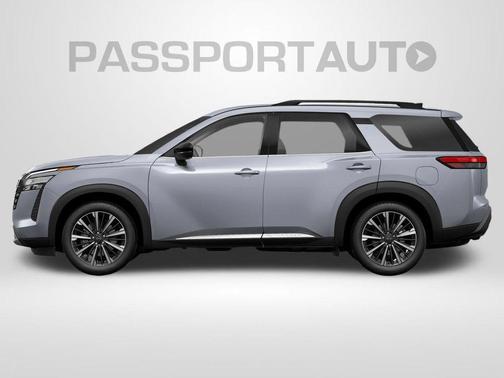 Boulder Gray Pearl 2026 Nissan Pathfinder Platinum