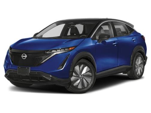 Deep Ocean Blue Pearl/Black Diamond Pearl 2023 Nissan ARIYA ENGAGE