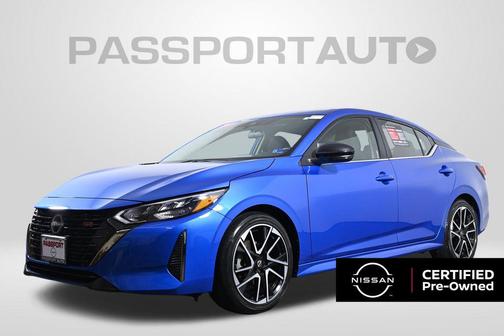 Electric Blue Metallic 2024 Nissan Sentra SR