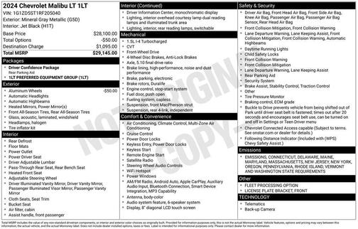 2024 Chevrolet Malibu FWD 1LT