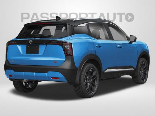 Arctic Ice Blue Metallic/Super Black 2025 Nissan Kicks SR