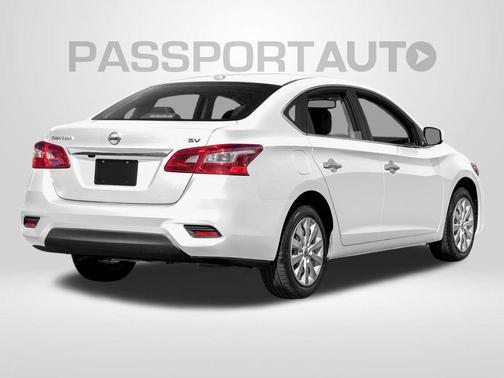 Aspen White 2017 Nissan Sentra SV