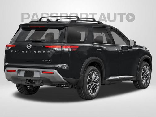 Boulder Gray/Super Black 2026 Nissan Pathfinder Platinum