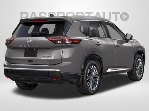 Boulder Gray Pearl/Super Black 2026 Nissan Rogue Platinum