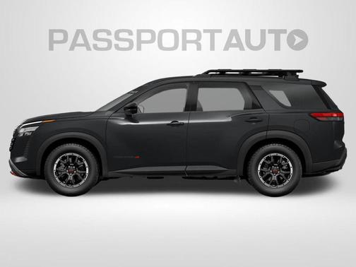 Boulder Gray Pearl/Super Black 2026 Nissan Pathfinder Rock Creek