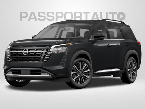 Boulder Gray Pearl/Super Black 2026 Nissan Pathfinder Platinum