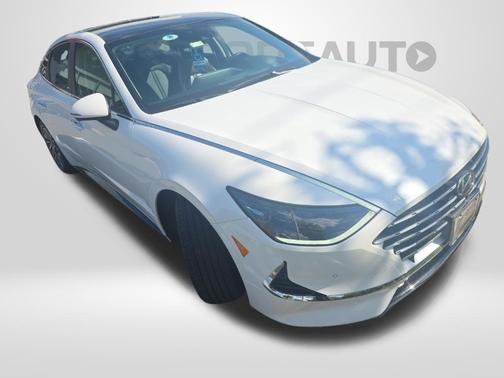 Hyper White 2020 Hyundai SONATA Hybrid Limited