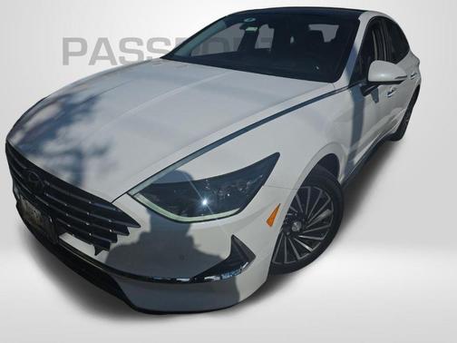 Hyper White 2020 Hyundai SONATA Hybrid Limited