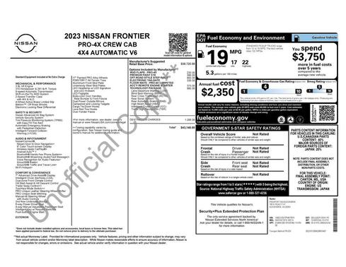 Boulder Gray Pearl 2023 Nissan Frontier PRO-4X