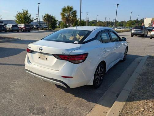 Aspen White 2021 Nissan Sentra SV