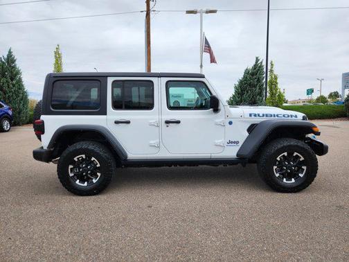 Bright White Clearcoat 2024 Jeep Wrangler 4xe Rubicon