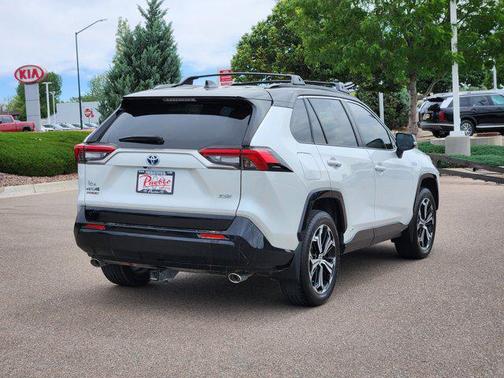 Wind Chill Pearl/Midnight Black Metallic 2023 Toyota RAV4 Prime XSE