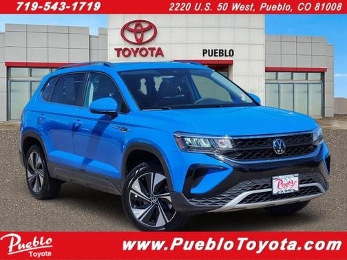 Blue 2024 Volkswagen Taos 1.5T SE