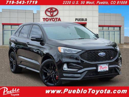 Agate Black Metallic 2019 Ford Edge ST