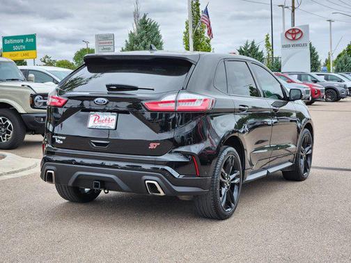 Agate Black Metallic 2019 Ford Edge ST