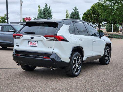 Wind Chill Pearl/Midnight Black Metallic 2024 Toyota RAV4 Prime XSE