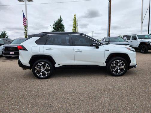 Wind Chill Pearl/Midnight Black Metallic 2024 Toyota RAV4 Prime XSE