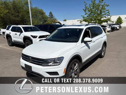 Pure White 2021 Volkswagen Tiguan 2.0T SEL