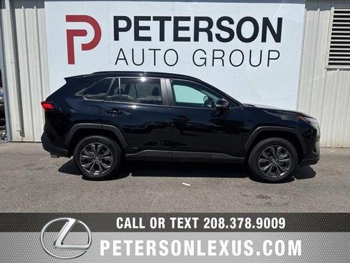 Midnight Black Metallic 2024 Toyota RAV4 Hybrid XLE Premium
