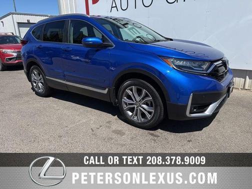 Obsidian Blue 2021 Honda CR-V AWD Touring