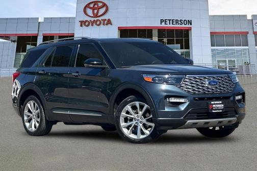 Stone Blue Metallic 2022 Ford Explorer Platinum