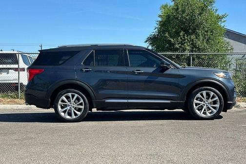 Stone Blue Metallic 2022 Ford Explorer Platinum