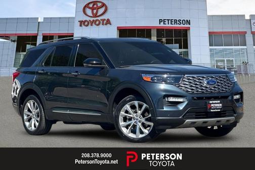 Stone Blue Metallic 2022 Ford Explorer Platinum
