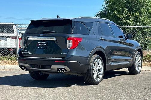 Stone Blue Metallic 2022 Ford Explorer Platinum