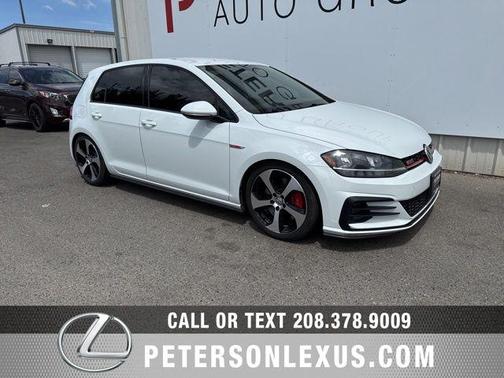 Pure White 2019 Volkswagen Golf GTI 2.0T S 4-Door