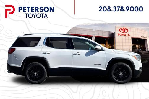 White Frost Tricoat 2019 GMC Acadia SLT-1