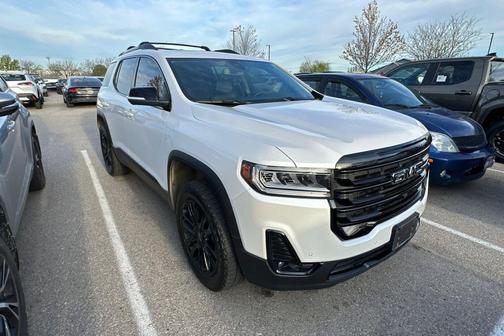 White Frost Tricoat 2023 GMC Acadia AWD SLT
