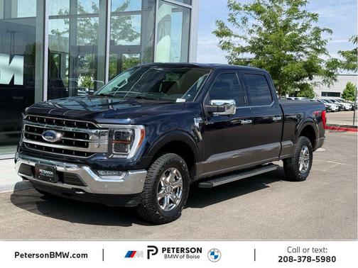 Antimatter Blue Metallic 2021 Ford F-150 Lariat